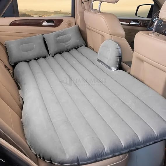 Premium Car Inflatable Bed with Pump & 2 Air Pillow